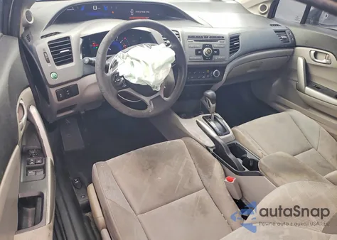 2012 Honda Civic Lx z USA, uszkodzony, nr VIN 2HGFG3B53CH562802